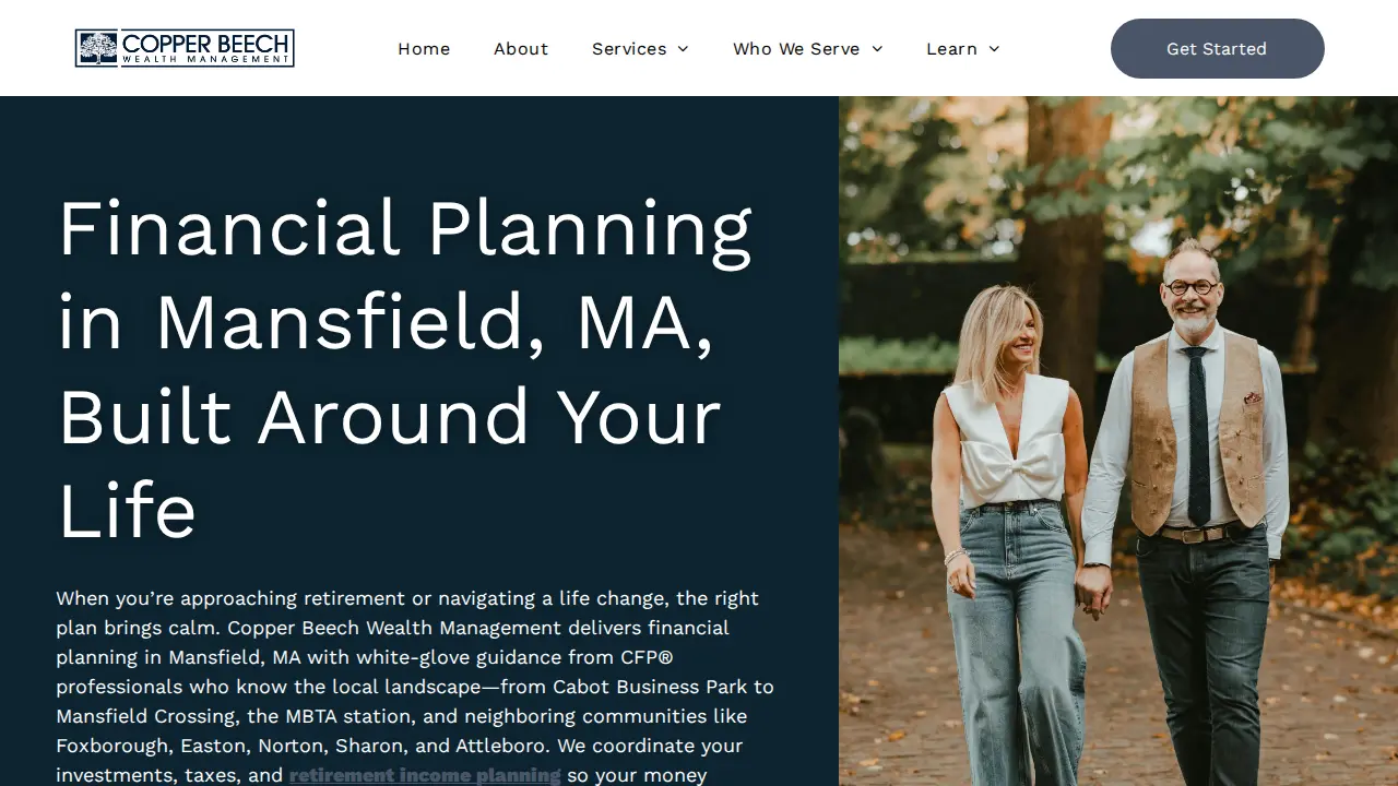 Copper Beech Wealth Management page