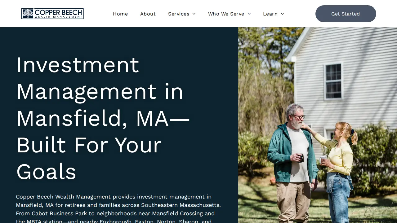 Copper Beech Wealth Management page
