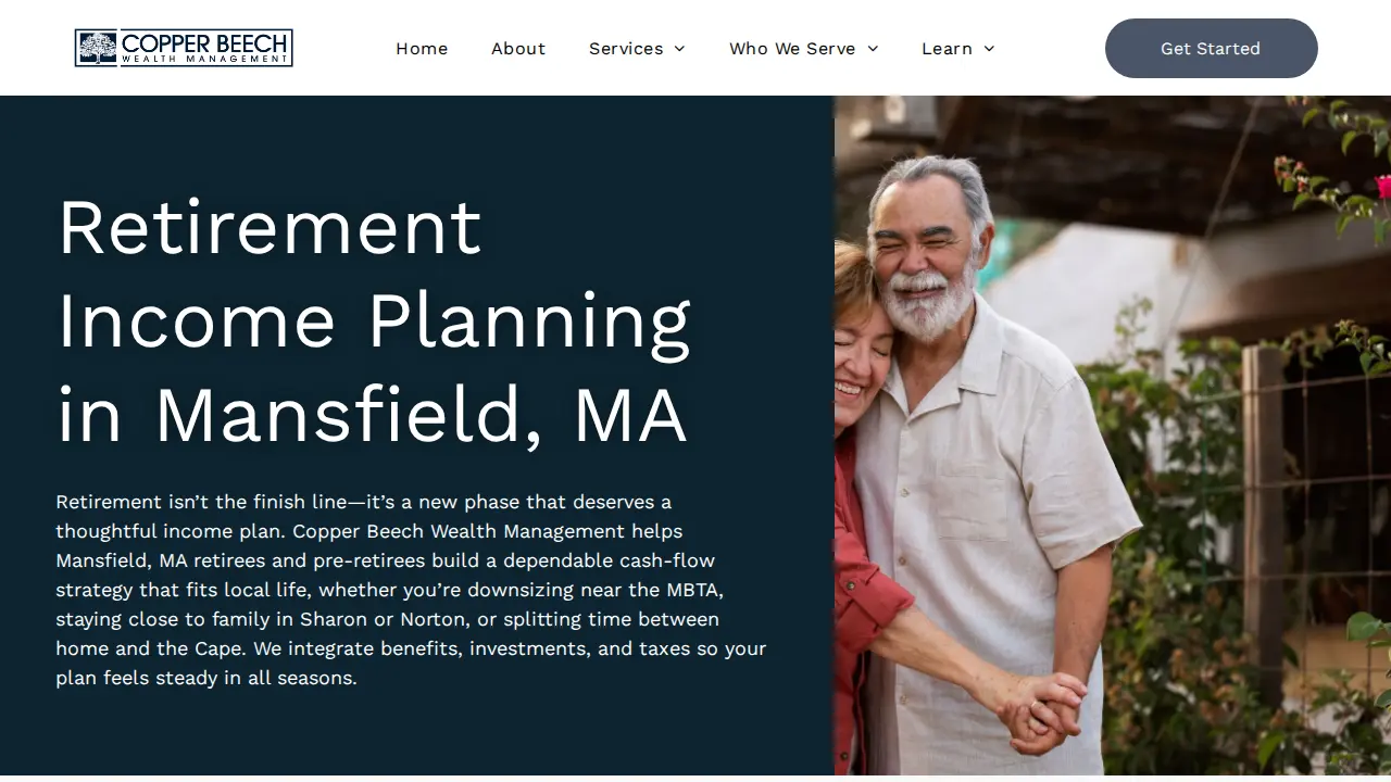 Copper Beech Wealth Management page