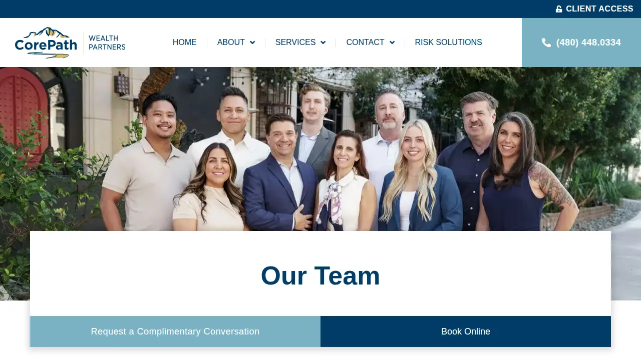 CorePath Wealth Partners Denver page