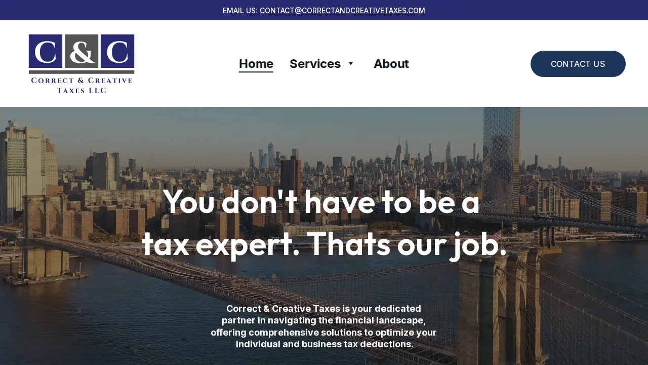 Correct and Creative Taxes LLC