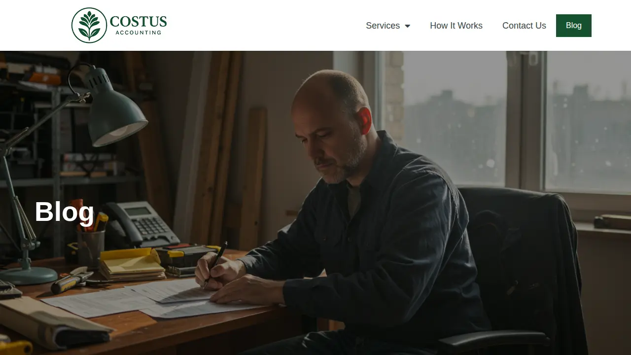 Costus Accounting page
