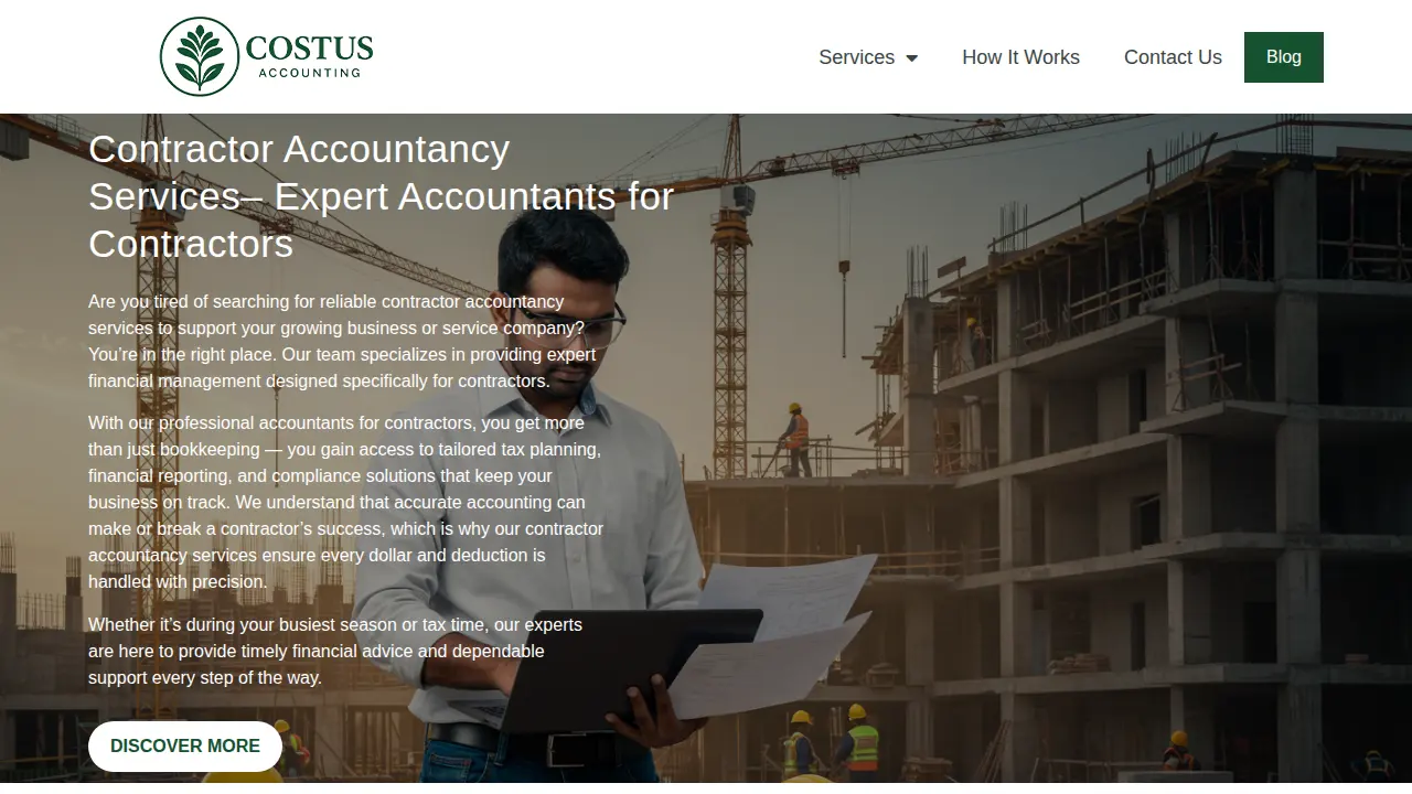 Costus Accounting page
