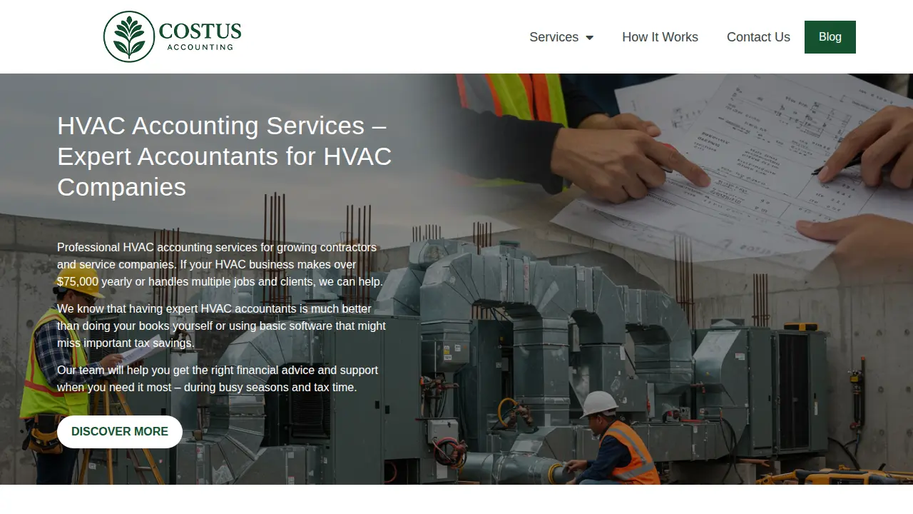 Costus Accounting page