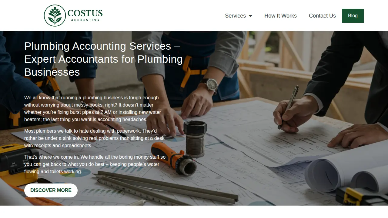 Costus Accounting page