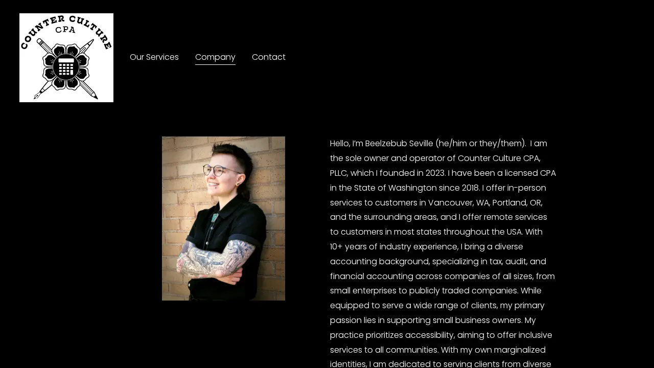 Counter Culture CPA, PLLC page