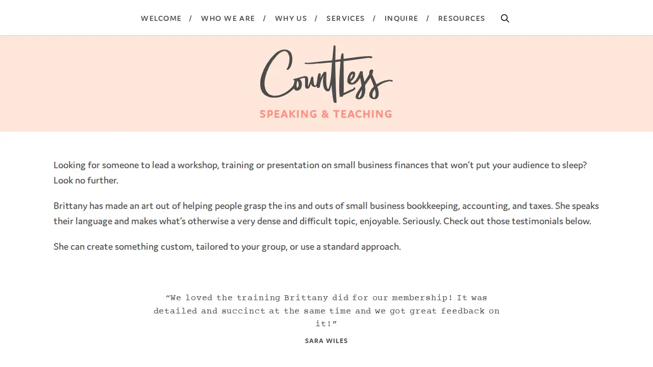 Countless LLC page