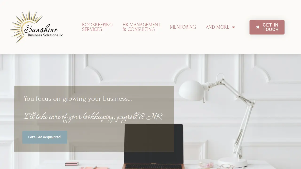 Sunshine Business page