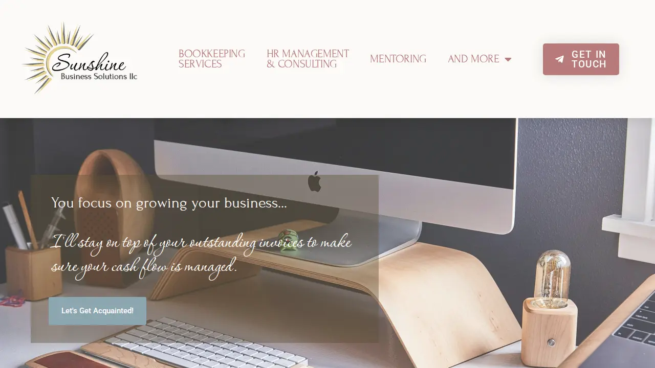 Sunshine Business page