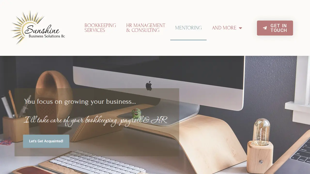 Sunshine Business page