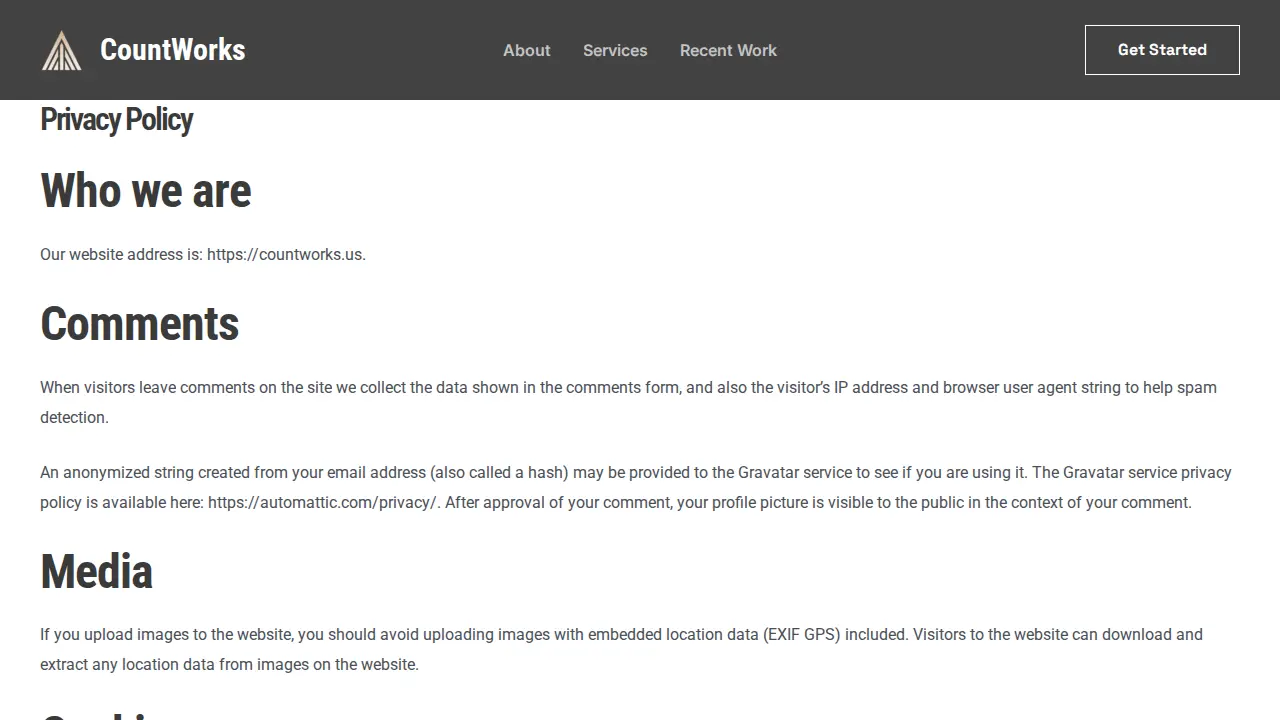 CountWorks, LLC page
