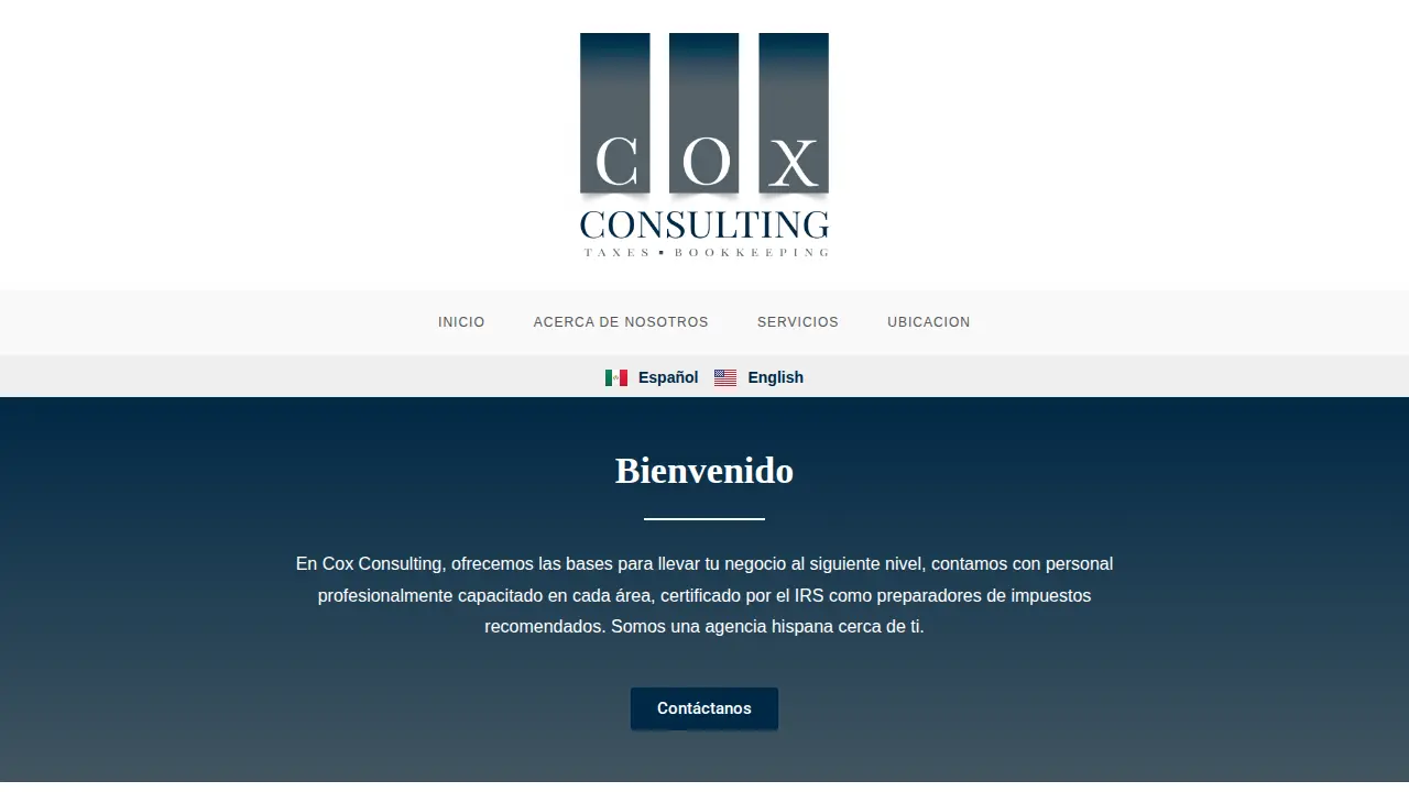 Cox Consulting Services LLC page