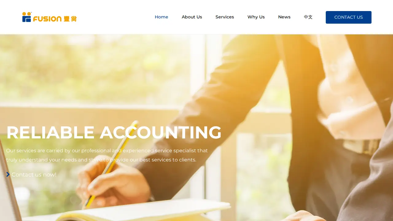 Fusion Certified Public Accountants page