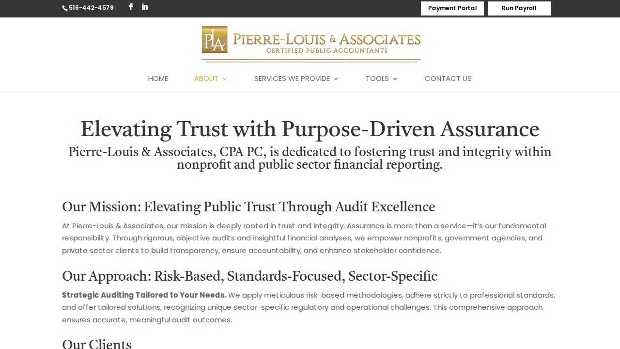 Pierre-Louis & Associates CPA, P.C. page
