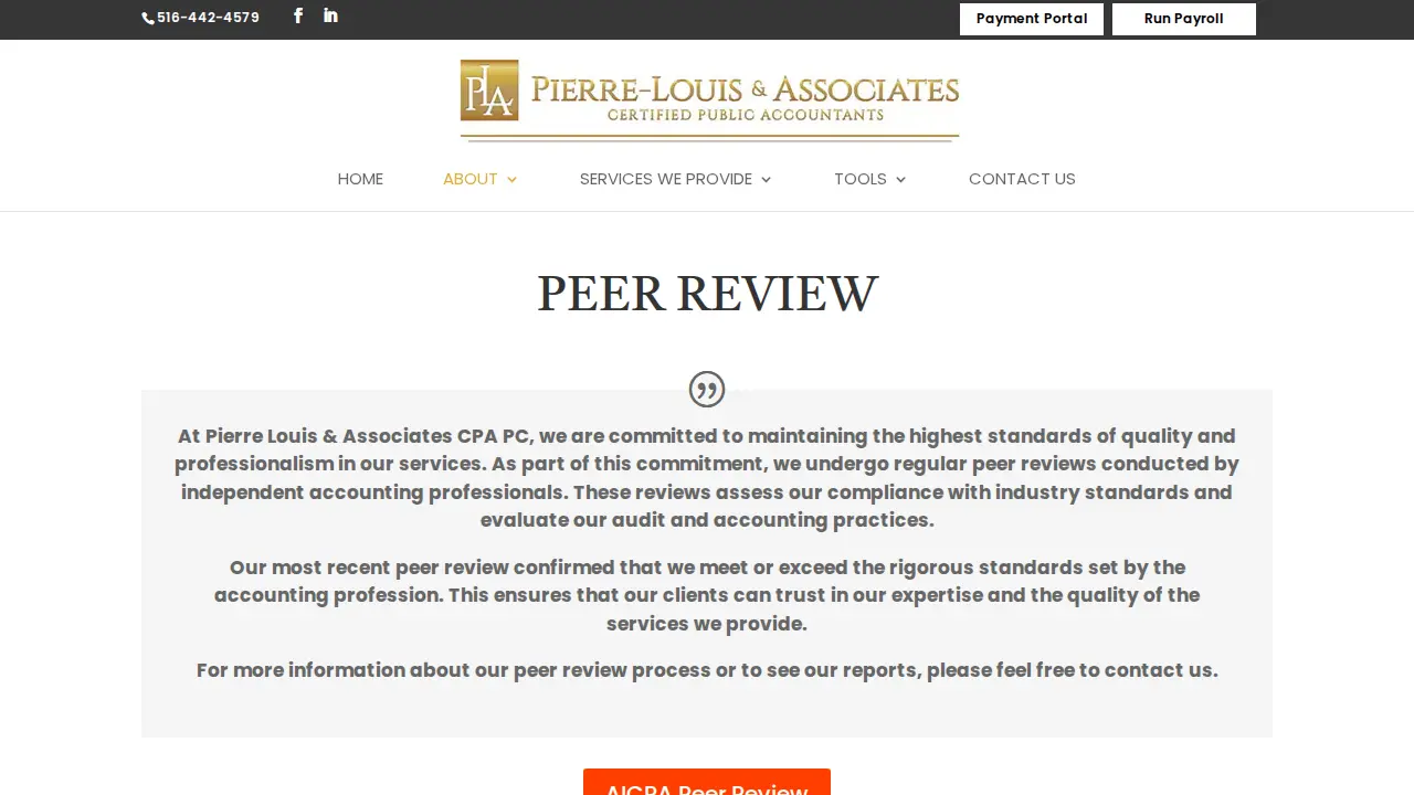 Pierre-Louis & Associates CPA, P.C. page