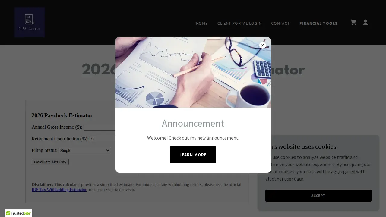 Aaron Chhetri CPA LLC page