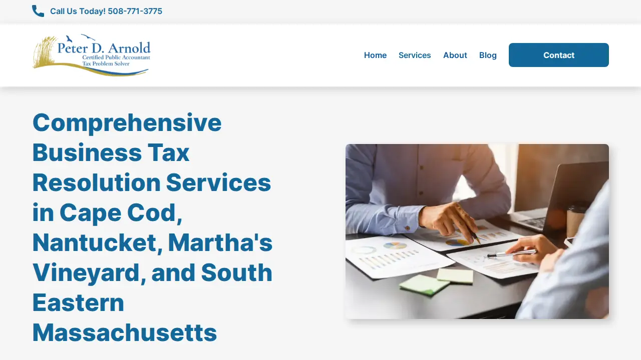 Peter D. Arnold, CPA page