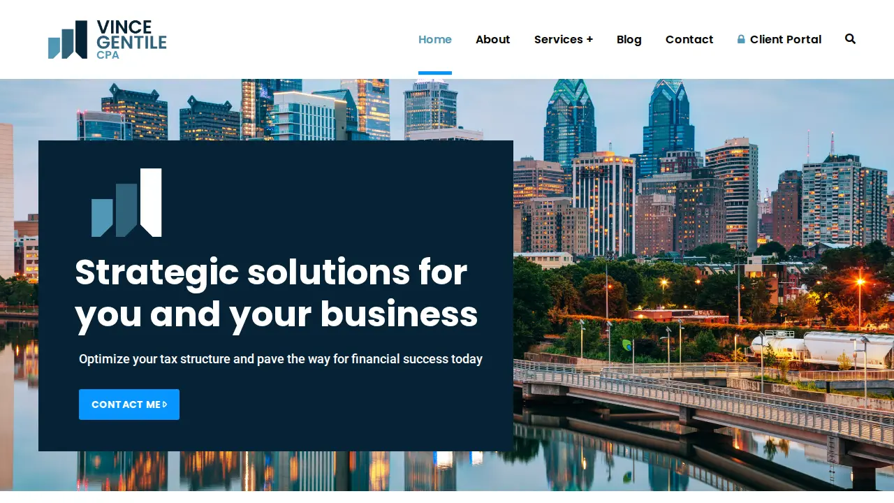 Vince Gentile CPA website