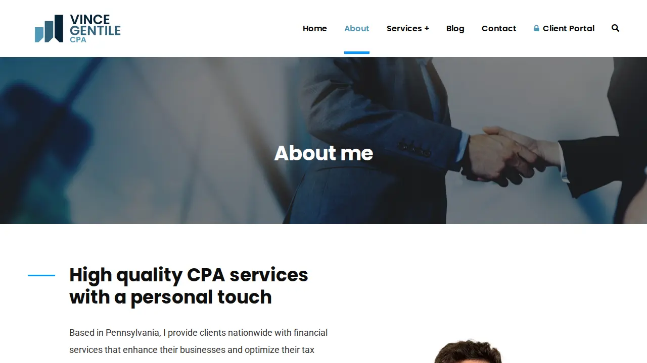 Vince Gentile CPA page
