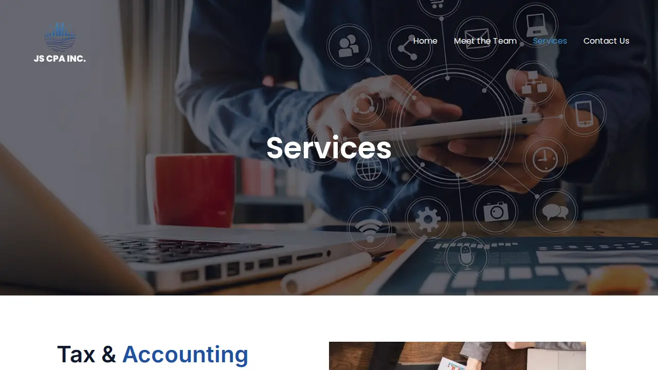 JS CPA INC page