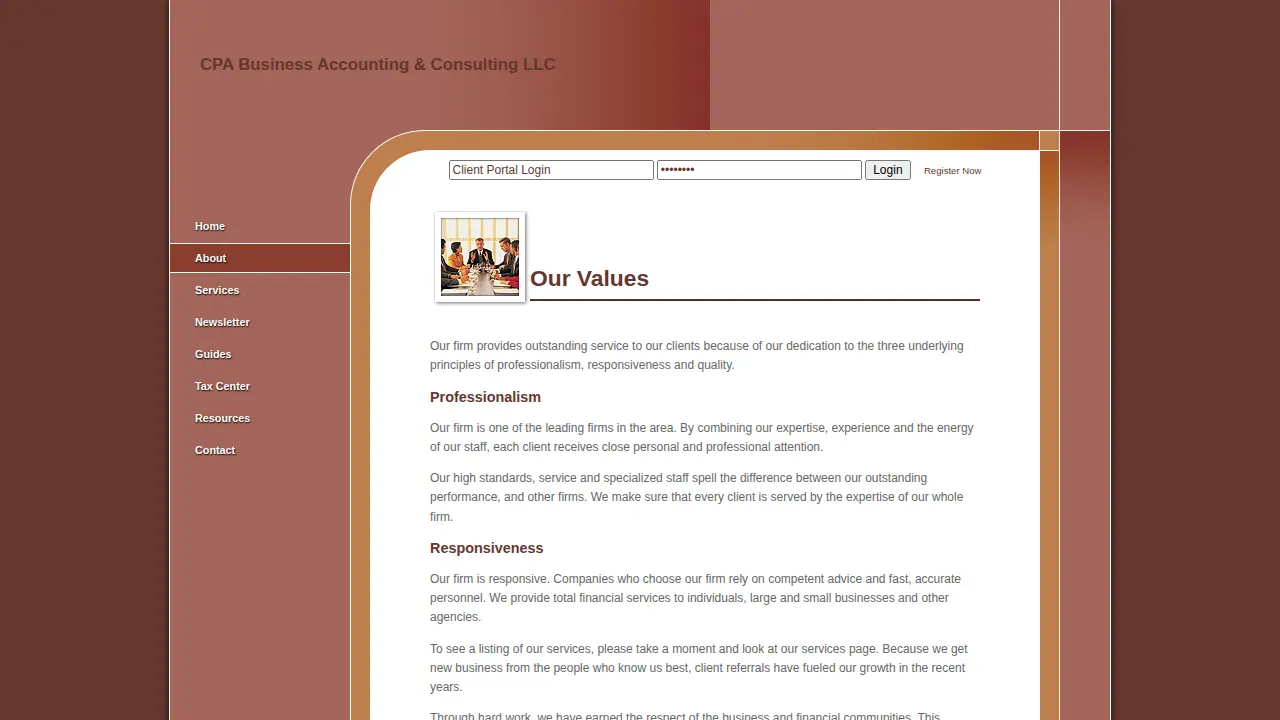 CPA Business Accounting & Consulting LLC page