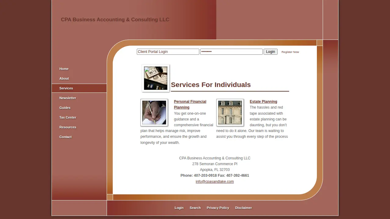 CPA Business Accounting & Consulting LLC page