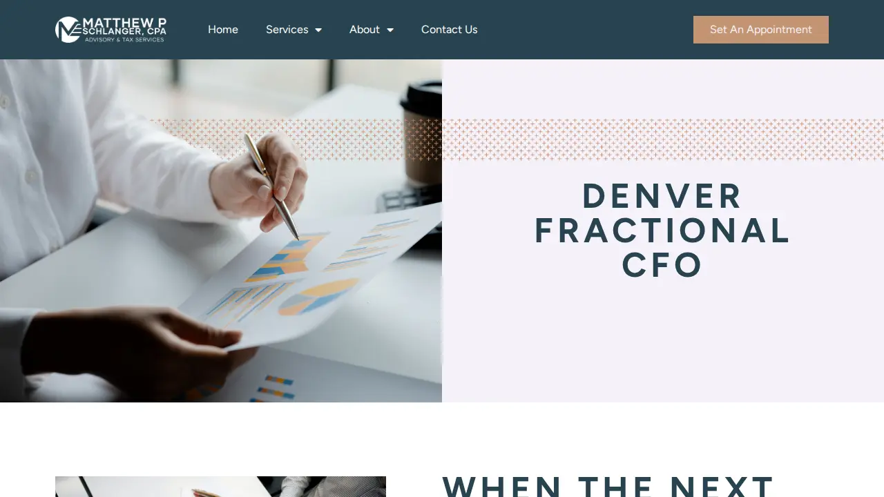 Matthew P Schlanger CPA page