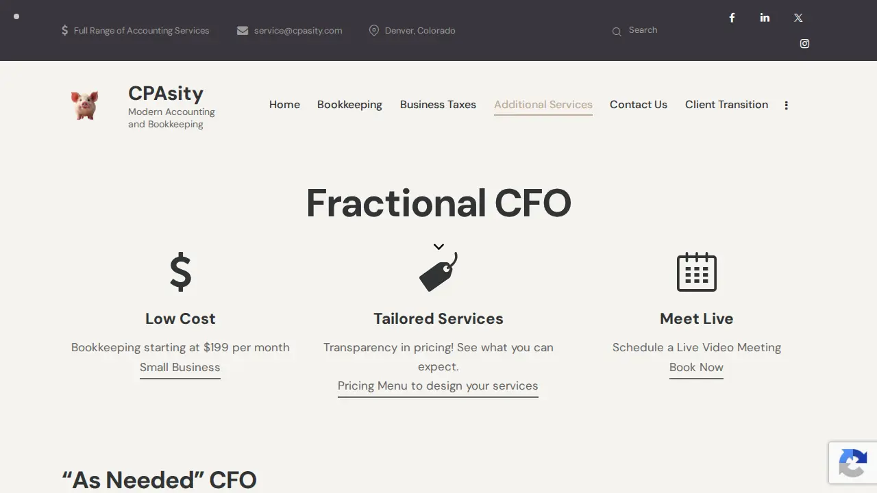 CPASITY page