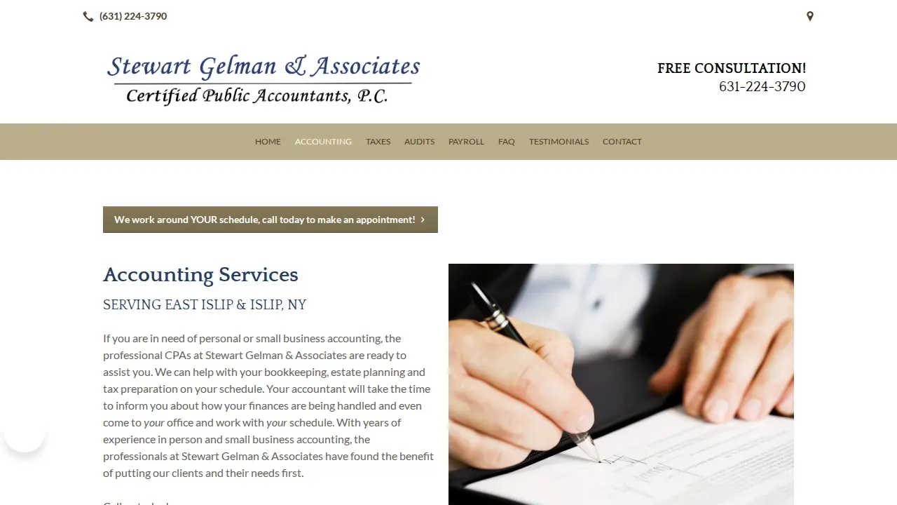 Stewart Gelman & Associates CPA Pc page