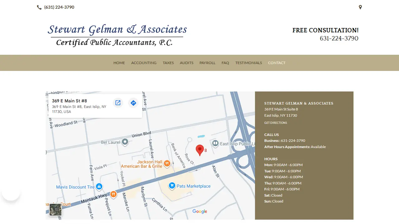 Stewart Gelman & Associates CPA Pc page