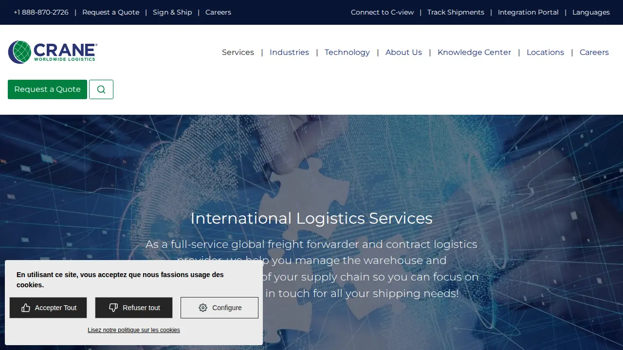 Crane Worldwide Logistics - Columbus page