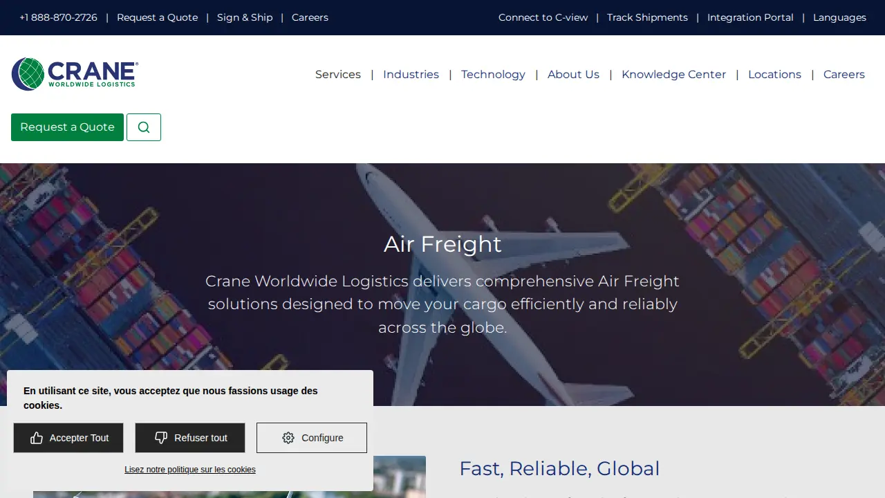 Crane Worldwide Logistics - Columbus page