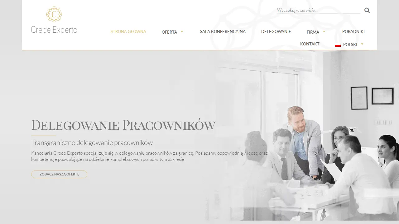 Biuro Rachunkowe Crede Experto website