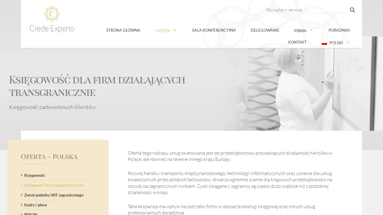Biuro Rachunkowe Crede Experto page