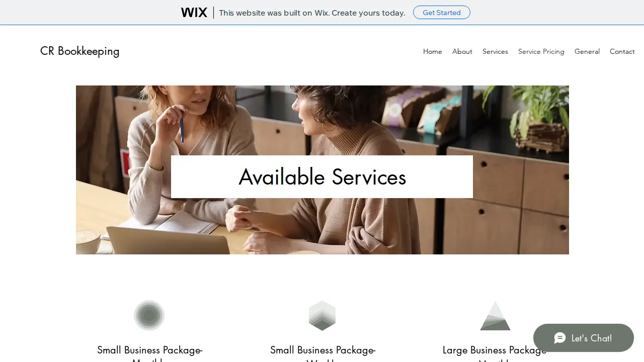CR Bookkeeping page