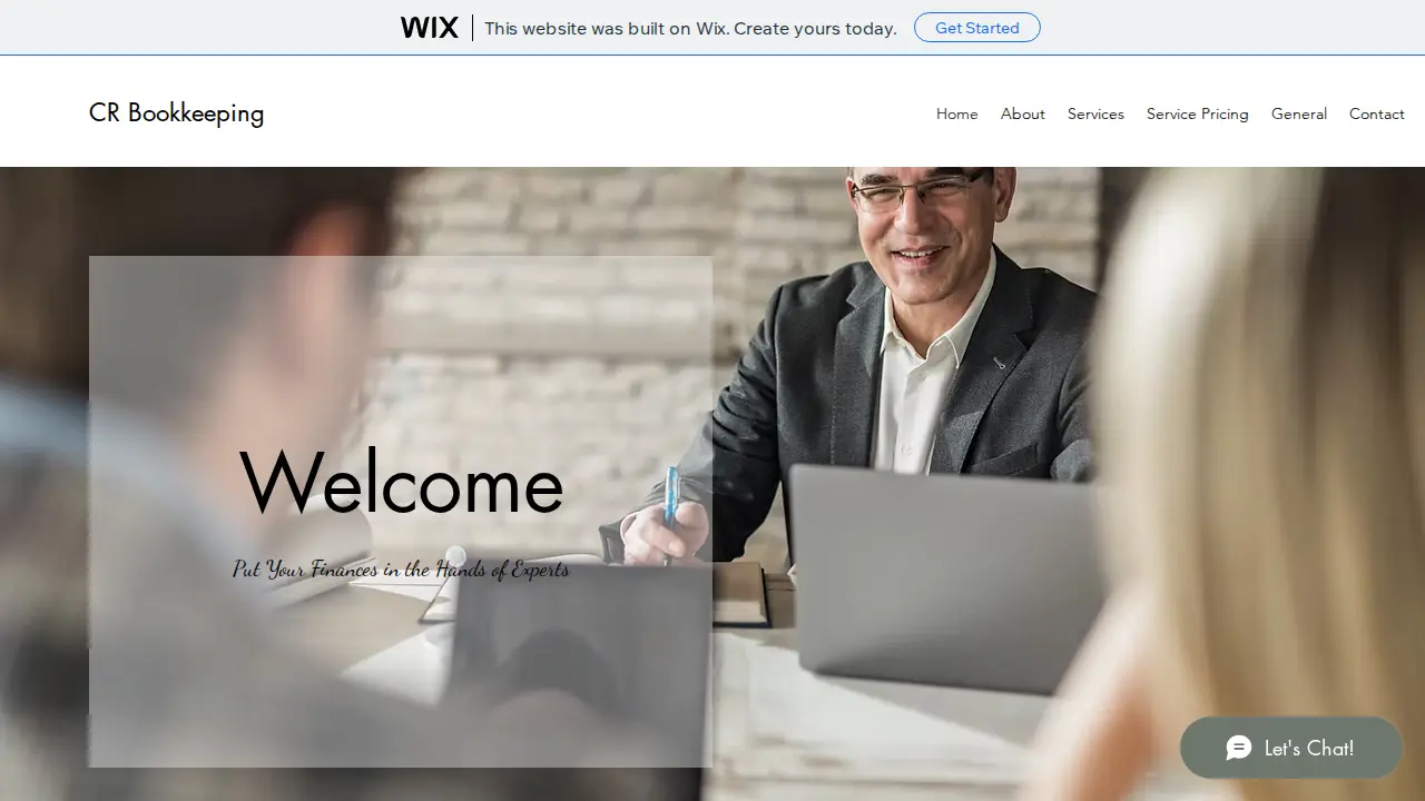 CR Bookkeeping website