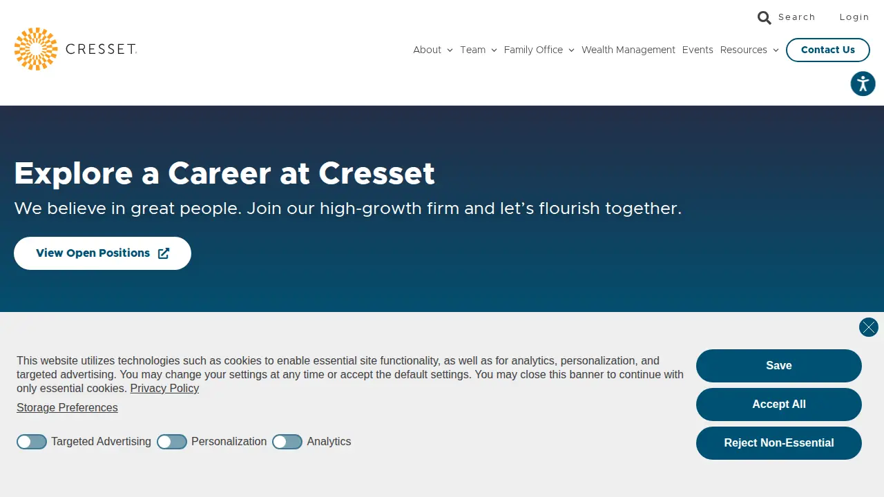 Cresset page