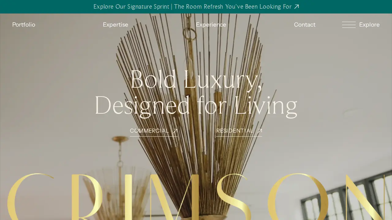 Crimson Design Group website