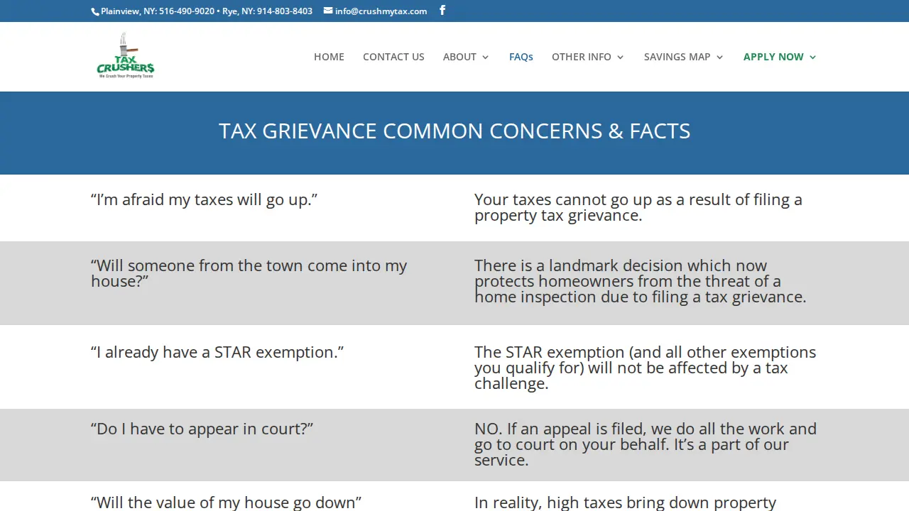 Tax Crushers, Inc. page