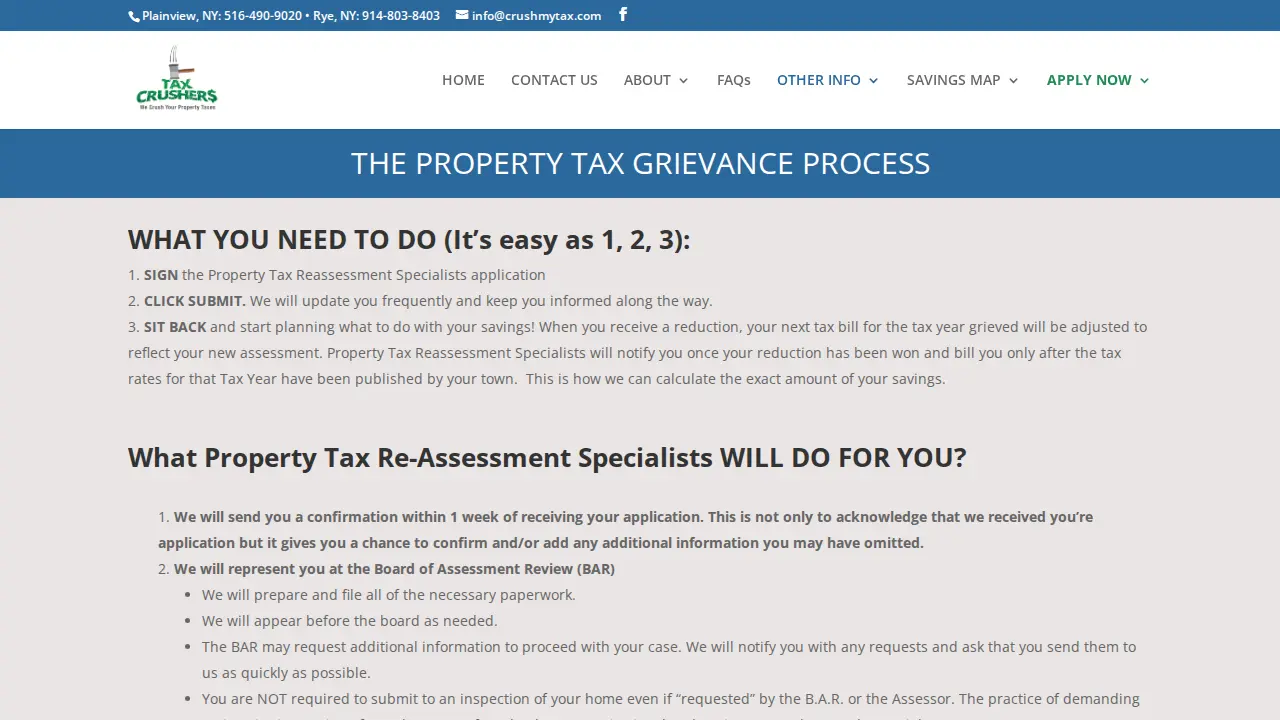Tax Crushers, Inc. page