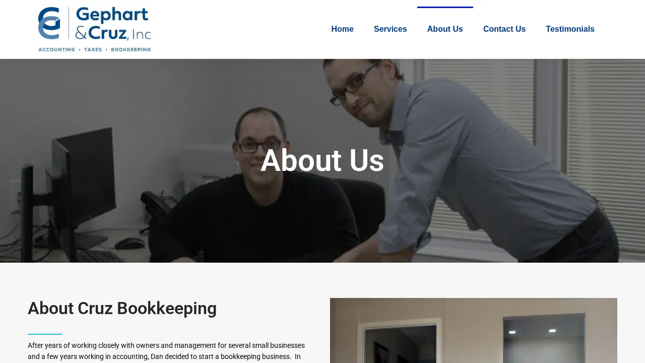 Cruz Bookkeeping Service Inc page