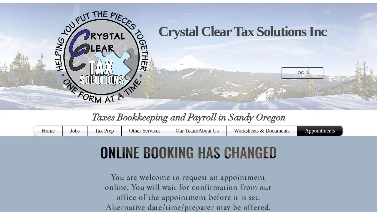 Crystal Clear Tax Solutions, Inc page