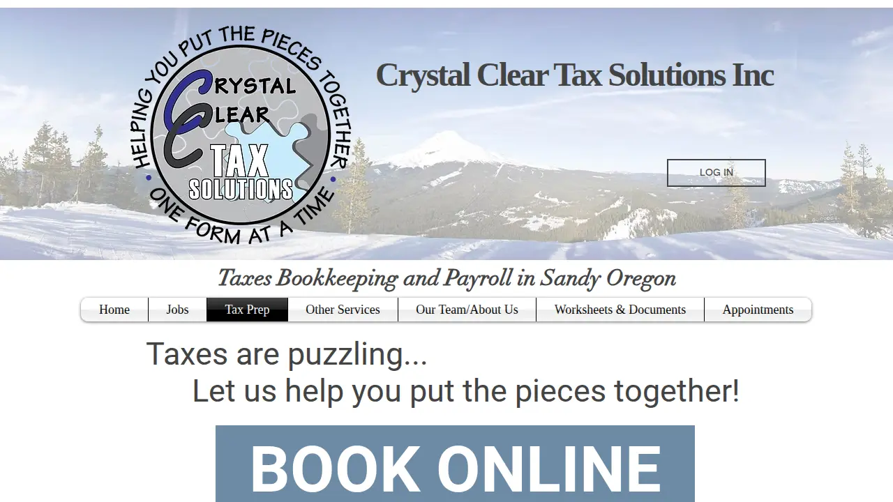 Crystal Clear Tax Solutions, Inc page
