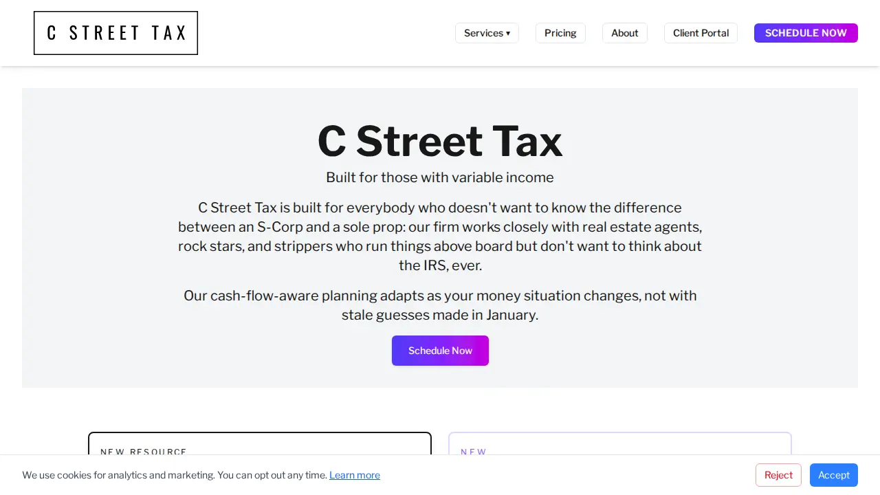 C Street Tax