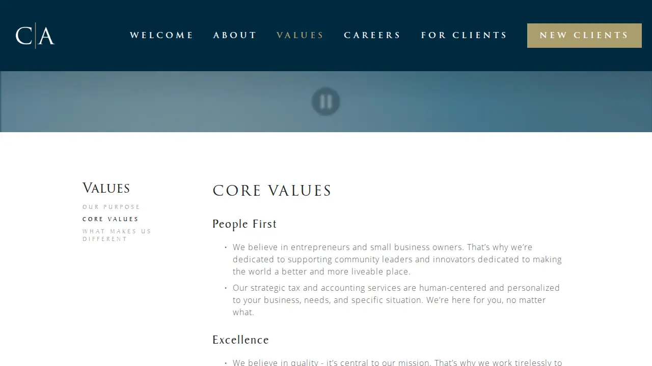 Curran & Associates CPA's, P.C. page