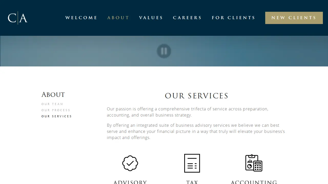 Curran & Associates CPA's, P.C. page