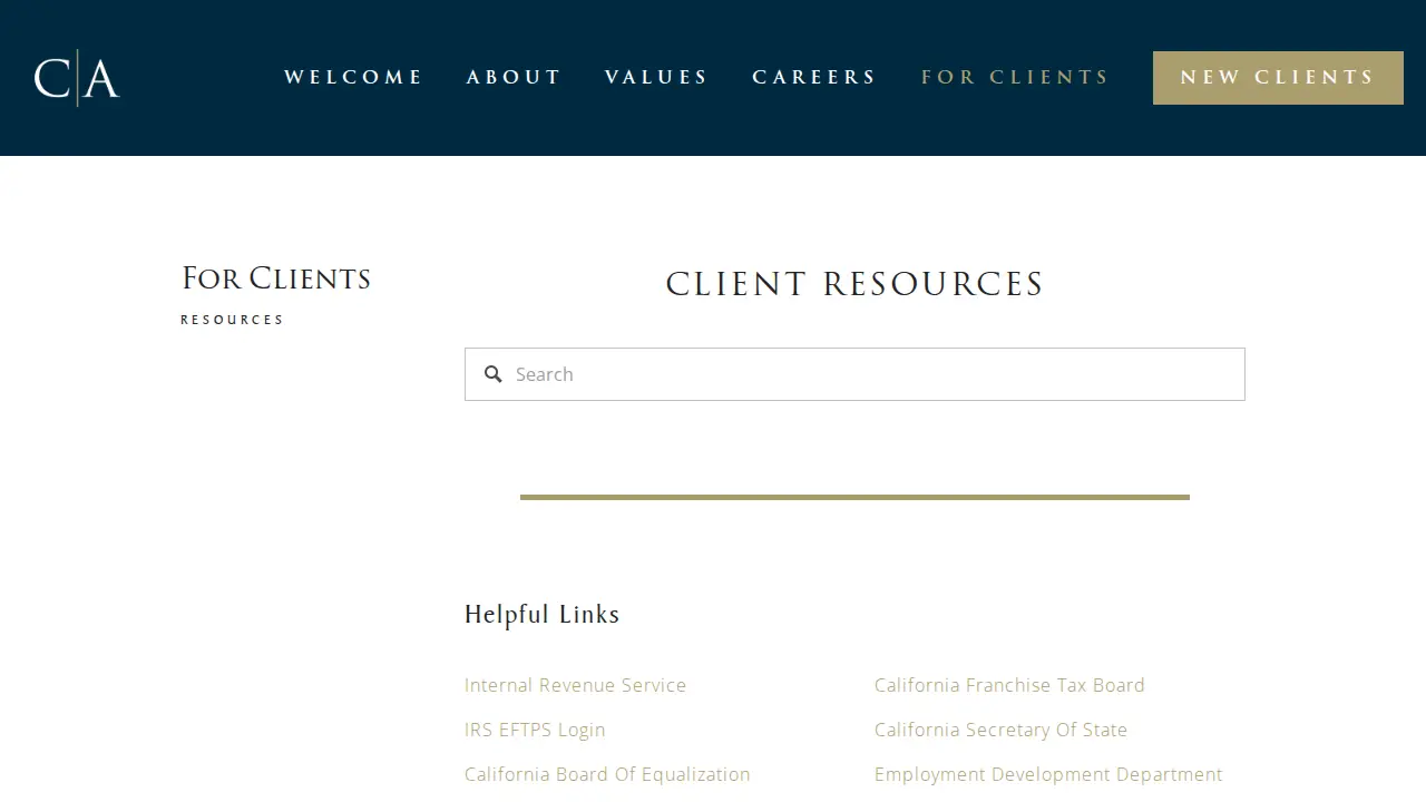 Curran & Associates CPA's, P.C. page