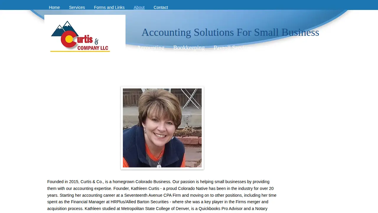 Accounting Solutions For Small Business page