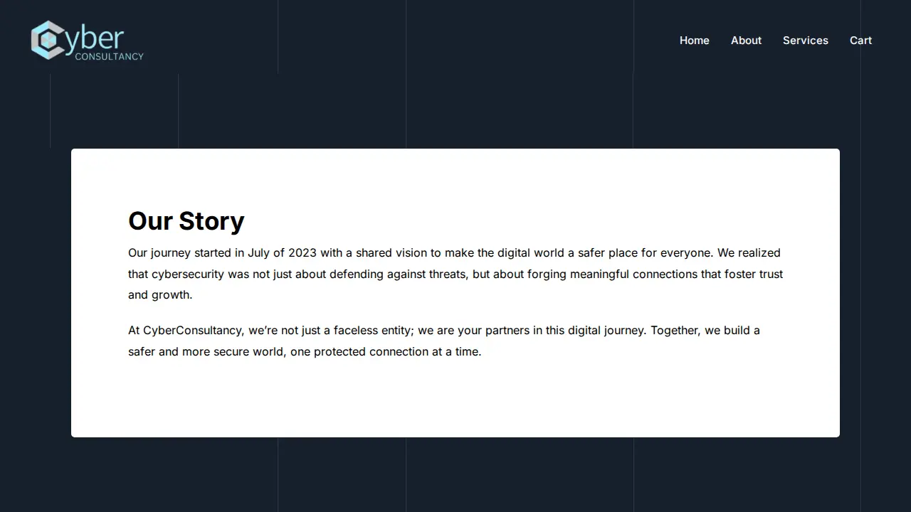 Cyber Consultancy LLC page