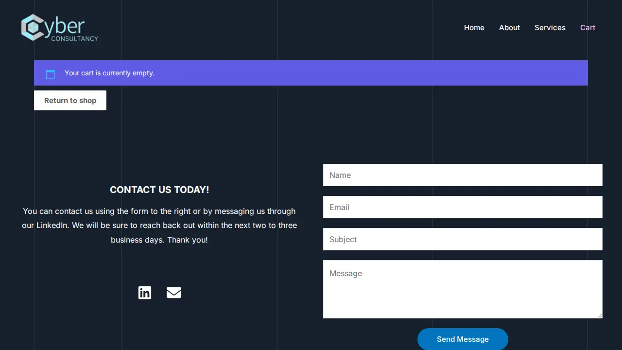 Cyber Consultancy LLC page